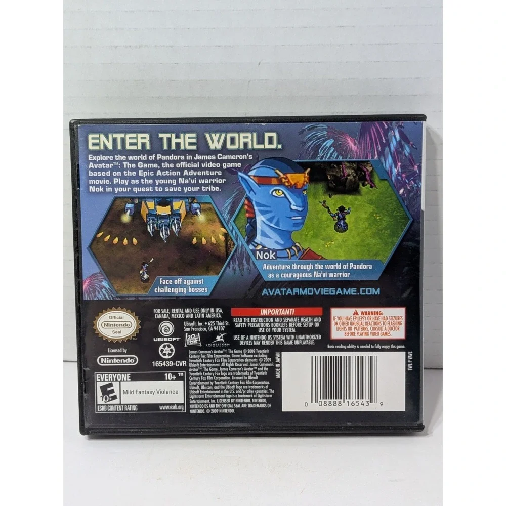James Cameron's Avatar: The Game Nintendo DS 2009 Complete CIB Tested